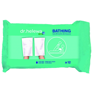 Luva de lavagem pré humedecida e sem enxaguar Dr. Helewa