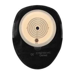 Saco de Colostomia Oxmed Zensiv Ultra-Leve Preto – 1 Peça (30 Unidades) C1NZ10V-30-HC